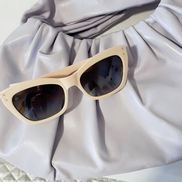NWT Privé Revaux eggshell white cream light pink polarized sunglasses - Picture 6 of 15